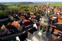 Luftbild von Stadt Lauringen