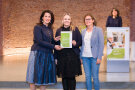 v. l. Ministerin Michaela Kaniber, Daniela Harrer, Heike Gruber-Ohr