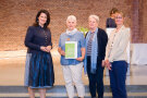 v. l. Ministerin Michaela Kaniber, Claudia Buchmeier, Ingrid Barthel, Gundula Schiedeck