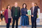 v. l. Michaela Schütz, Peter Eigenstetter, Ministerin Michaela Kaniber, Christian Gessenharter
