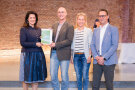 v. l. Ministerin Michaela Kaniber, Gerald Ruß, Claudia Mikula, Roland Hell