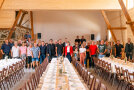 Gruppenbild im Eventstodl im Mühlenhof Mähring