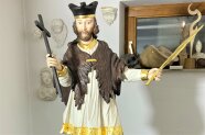 Ansicht der restaurierten Nepomuk-Figur