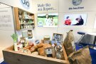 Ein Stand mit Bio Produkten aus Bayern